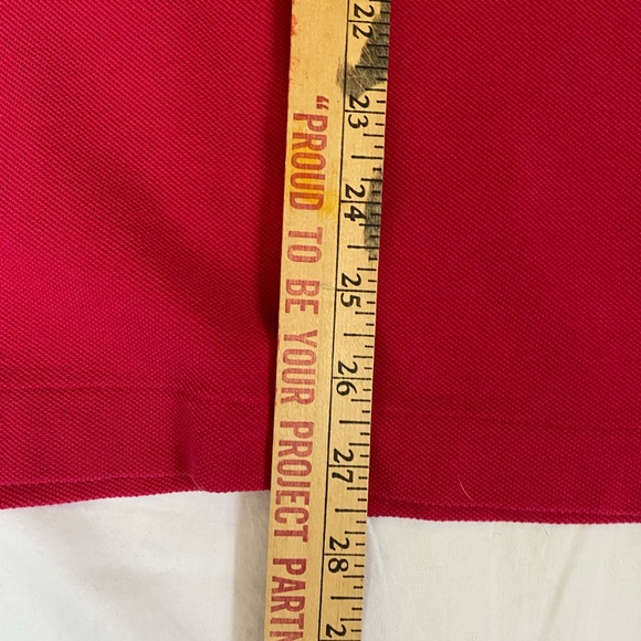 Lacoste Mens Fuschia Pink 100% Cotton Pique L. 12.22 Short Sleeve Polo Shirt XXL - Picture 12 of 17